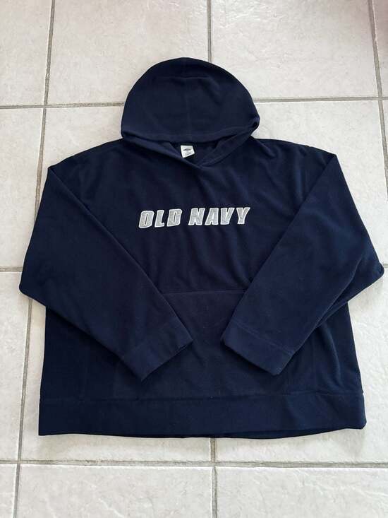 Old Navy Tops - Old Navy Logo Pullover Hoodie XXL